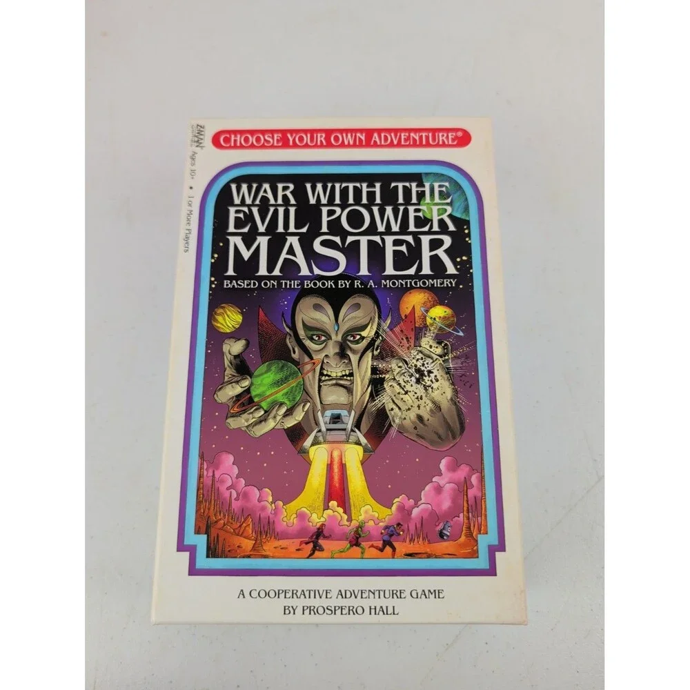 NICE SHAPE! Choose Your Own Adventure : War With The Evil Power Master Board